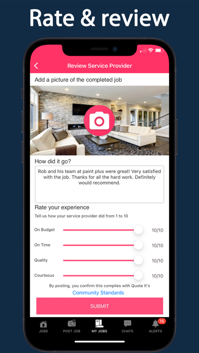 Quote It - Home Services Screenshot