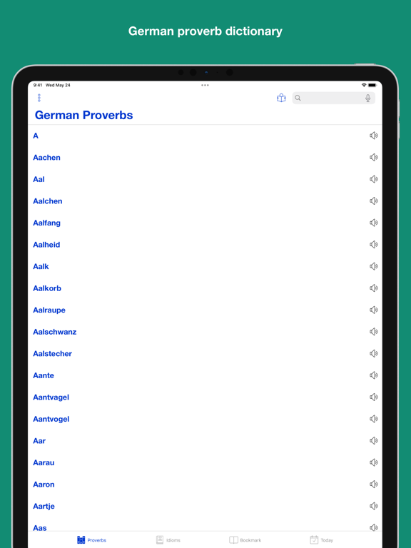 Screenshot #4 pour German Proverbs and Idioms