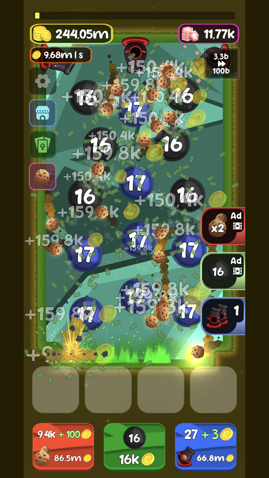 #5. CannonBall Idle (iOS) 게시자: KRUSTY GAMES