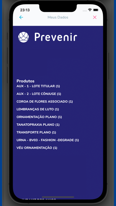 Prevenir Screenshot