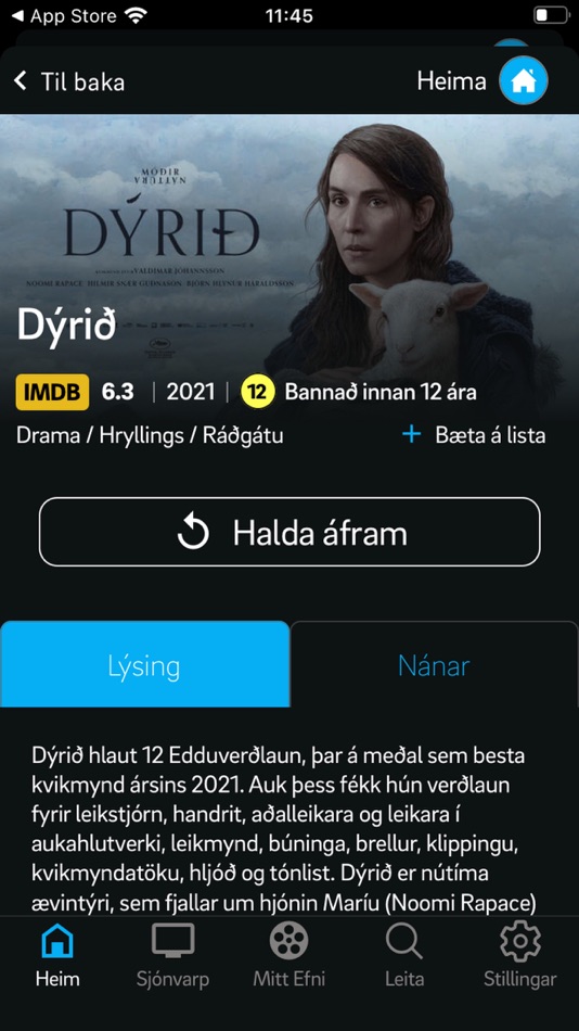 #5. Sjónvarp Símans (iOS) Podle: Síminn