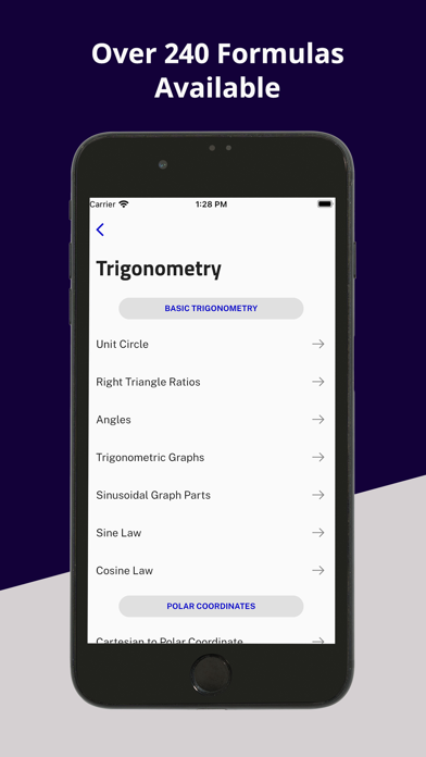 Math Wiser - Equations Library Screenshot