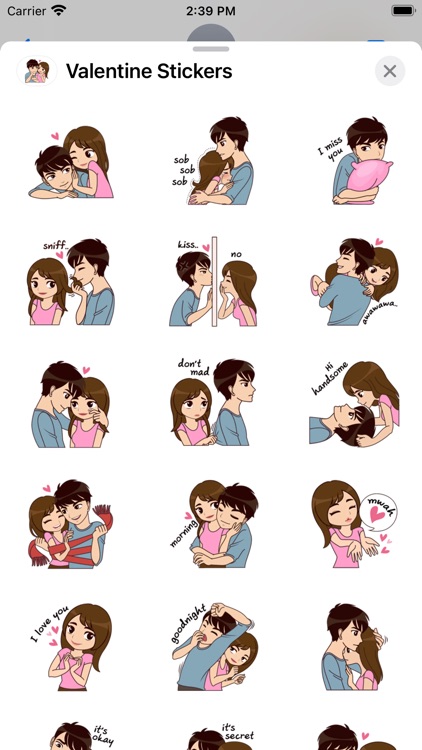 Valentine Stickers - WASticker