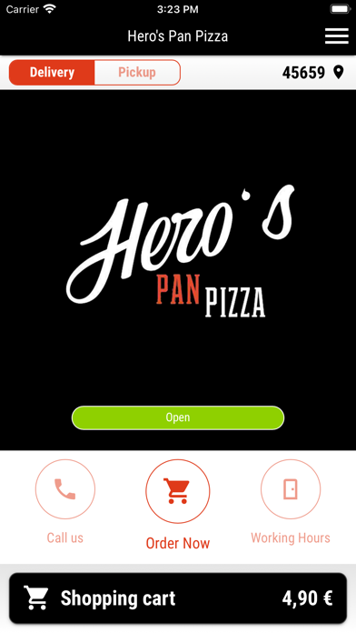 Hero's Pan Pizza Screenshot
