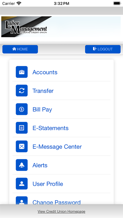 Labor Managaement FCU Screenshot