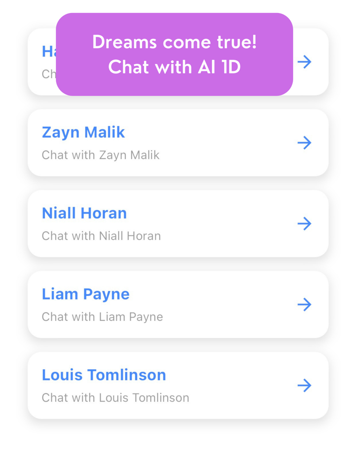 Chat with AI for Directioners