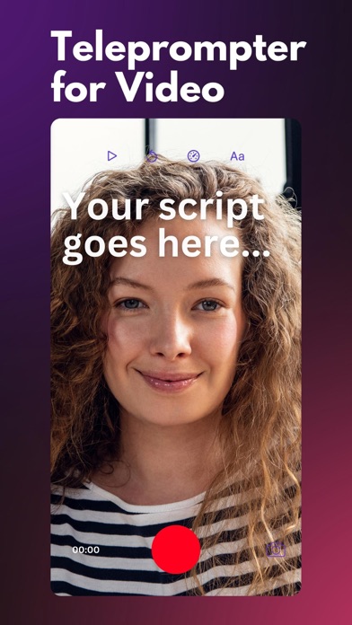 Teleprompter for Video+ Screenshot