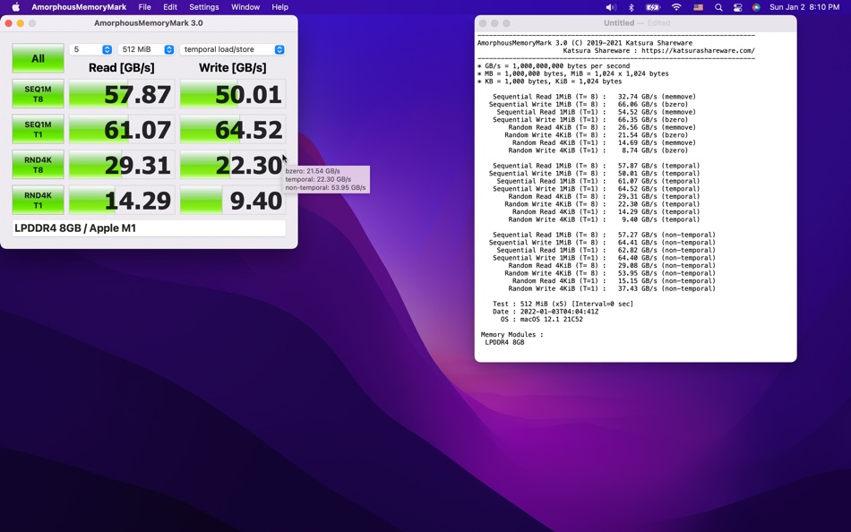 #2. AmorphousMemoryMark (macOS) 由: Katsura Shareware