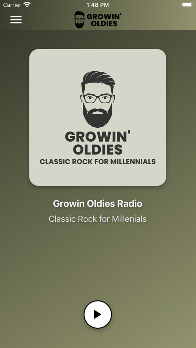 Growin' Oldies Radio Screenshot