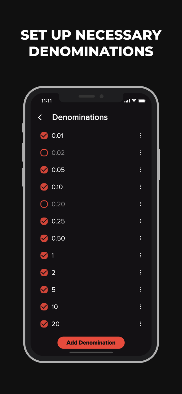 Cash Calculator Money Counter