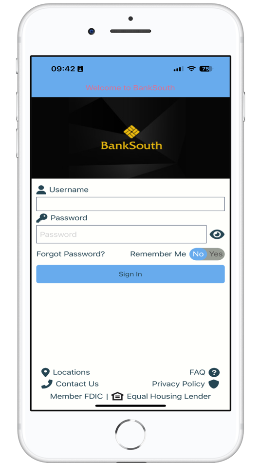 #1. BankSouth i2Mobile (iOS) 게시자: BankSouth