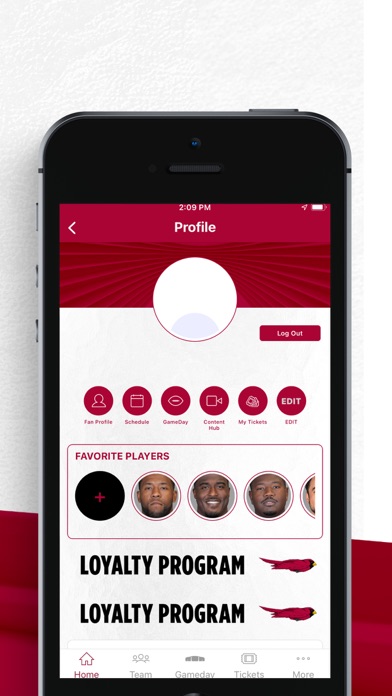 Arizona Cardinals Mobile Screenshot