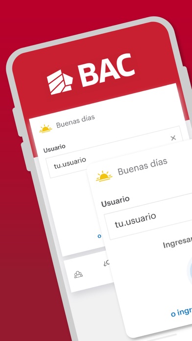 Banca Móvil BAC Screenshot