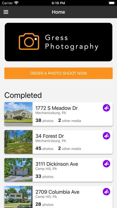 Gress Photography Screenshot