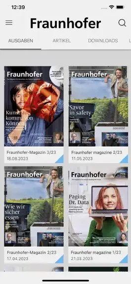 Game screenshot Fraunhofer-Magazin apk