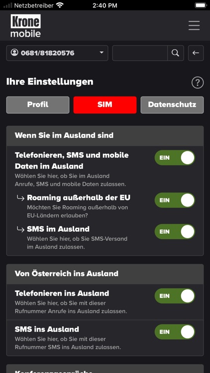 Krone mobile Tarif screenshot-6