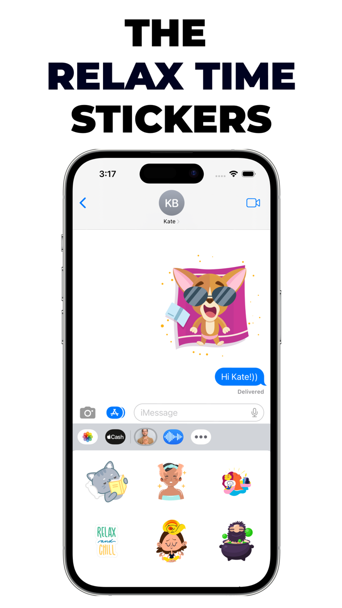 The Relax Time stickers