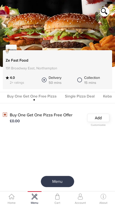 Ze Fast Food-Order Food Onlineのおすすめ画像2
