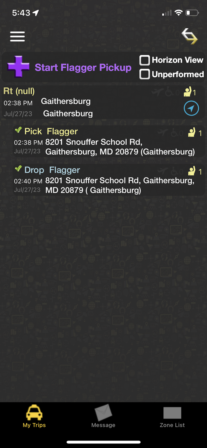 Authorized Taxicab Supervision