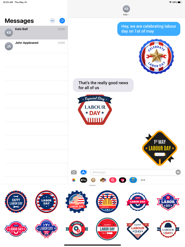 Labor Day Animated Wishes