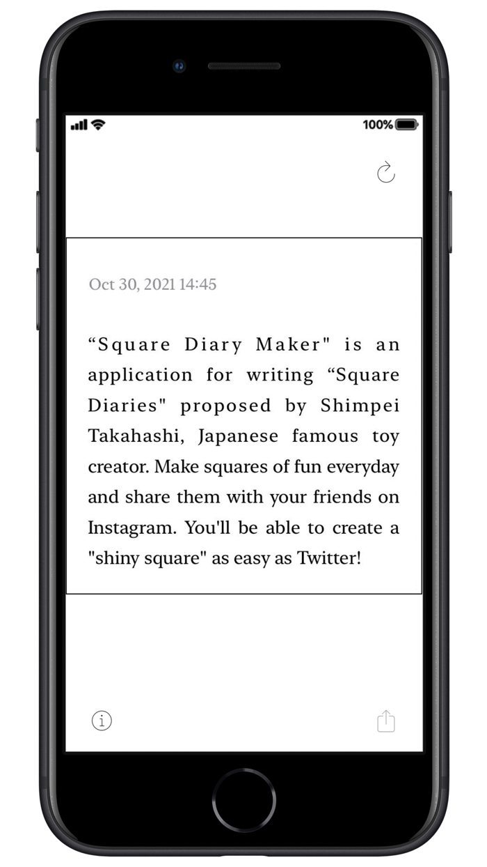 Square Diary Maker