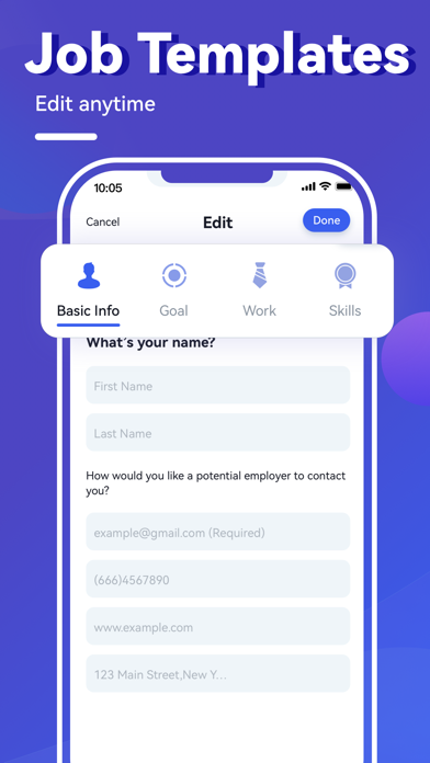 Resume Creator: CV Resume Make Screenshot