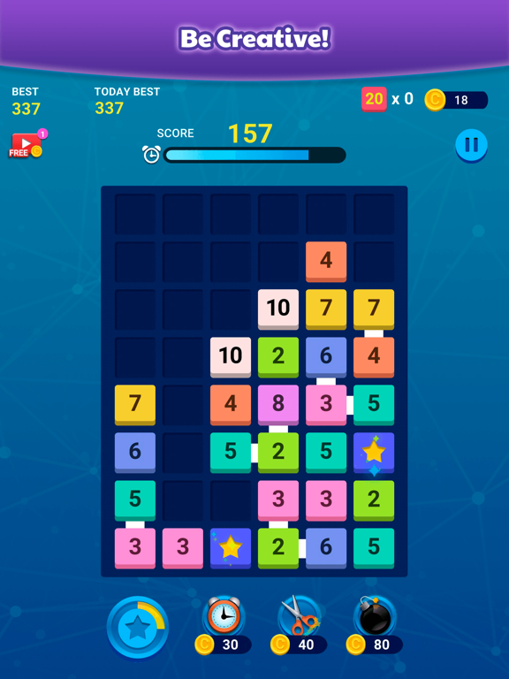 Screenshot #4 pour Merge Blocks: Puzzle Game Fun