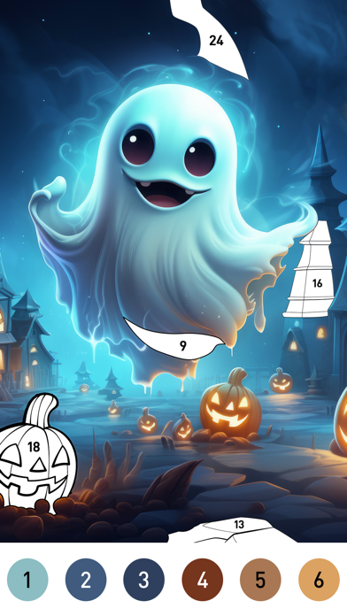 Halloween Coloring Book Games Screenshot