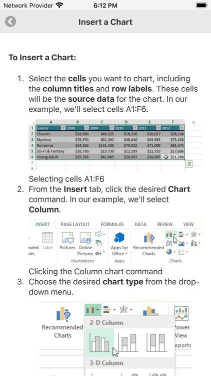 Tutorial for MS Excel