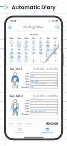 WeightsBook screenshot #3 for iPhone