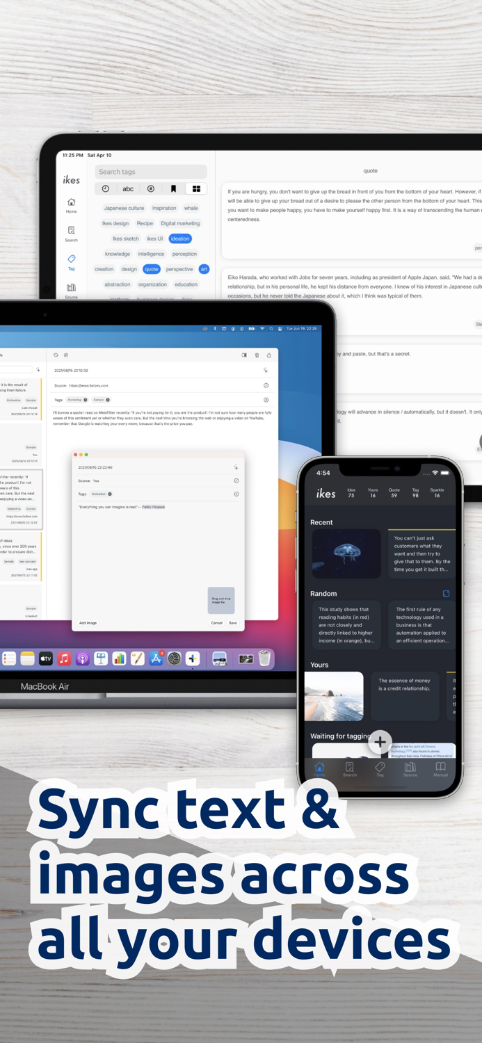 Ikes idea note management
