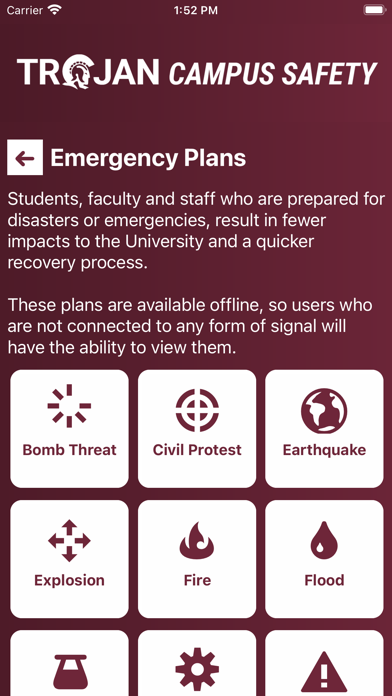 Trojan Campus Safety Screenshot