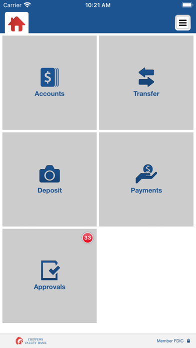 Chippewa Valley Bank Business Screenshot