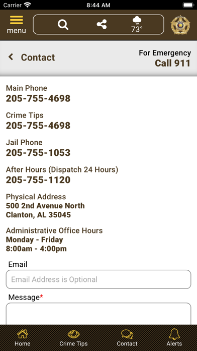 Chilton County Alabama Sheriff Screenshot