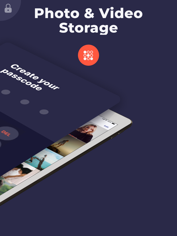 Secret Calculator Photo Vault+ iPad screenshot 2 - Photo & Video app