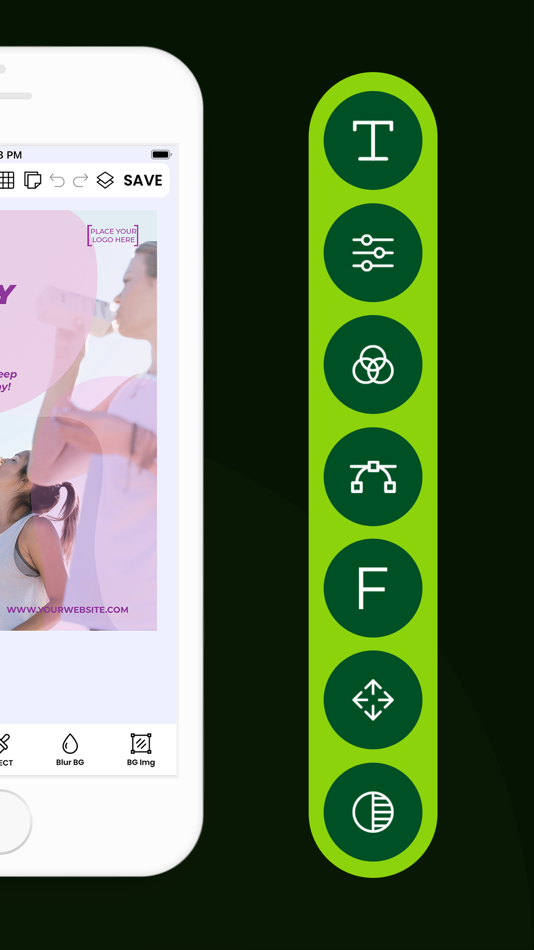 #6. Poster Flyer Maker & Creator (iOS) De: piyush chudasama