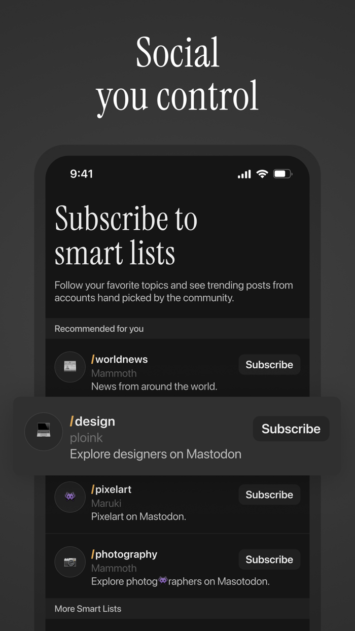 Mammoth for Mastodon