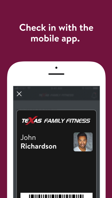 TX Family Fitness Screenshot