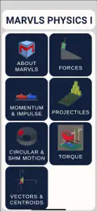 MARVLS: Physics I Mechanics screenshot #1 for iPhone