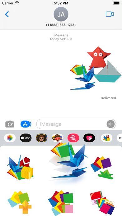 Sticker ORIGAMI Screenshot