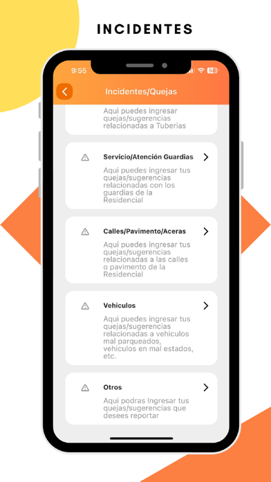 RT Control App. Screenshot