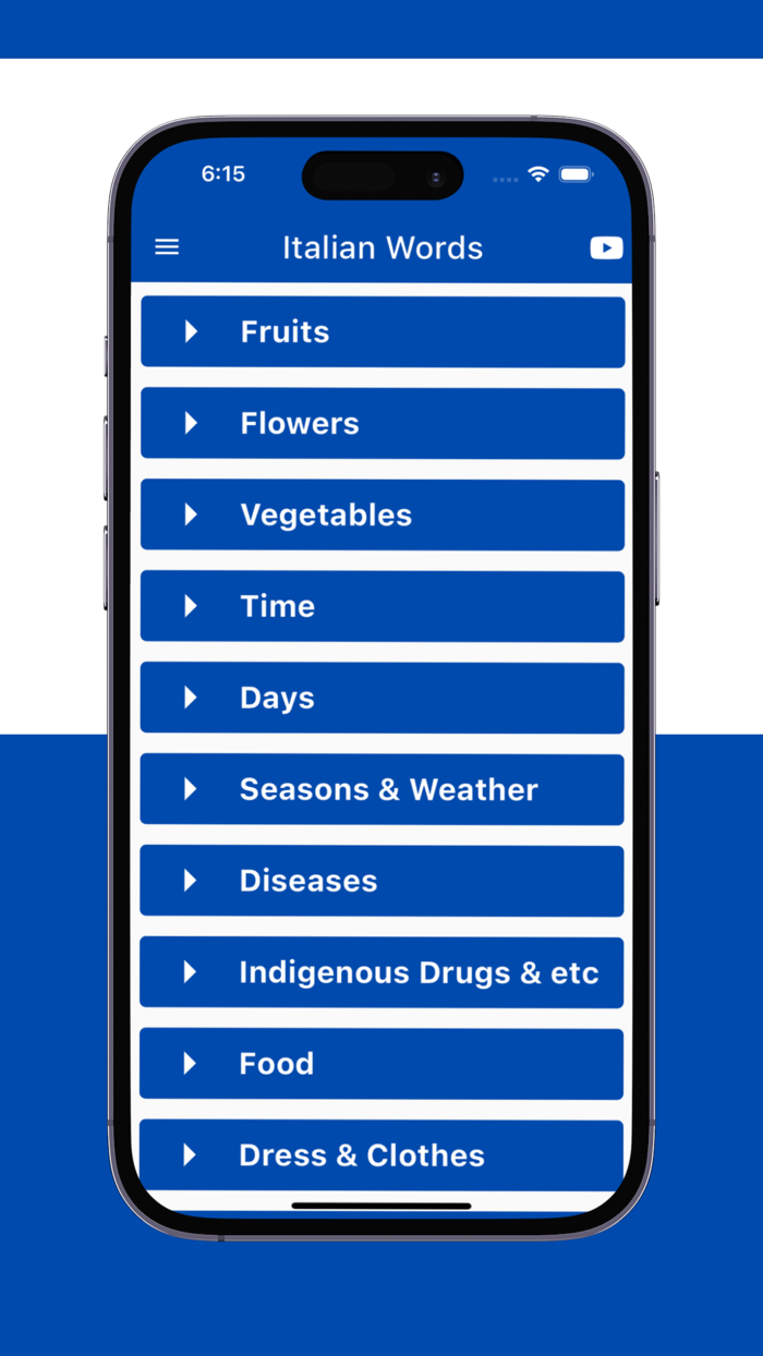 Italian Words App