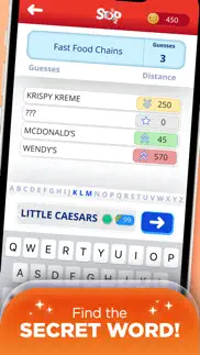stop 2 - word trivia game iphone screenshot 4