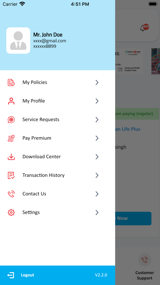 #2. Canara HSBC Life (iOS) Podle: Canara HSBC Oriental Bank of Commerce Life Insurance Co. Ltd.