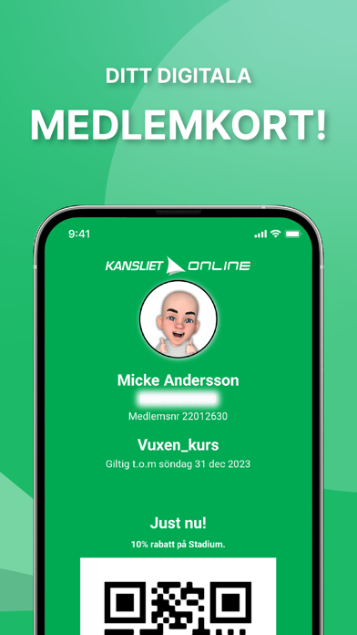 KanslietOnline Medlemsapp Screenshot