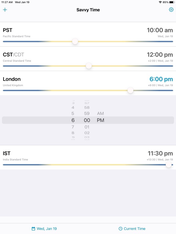 Savvy Time iPad screenshot 6 - Productivity app