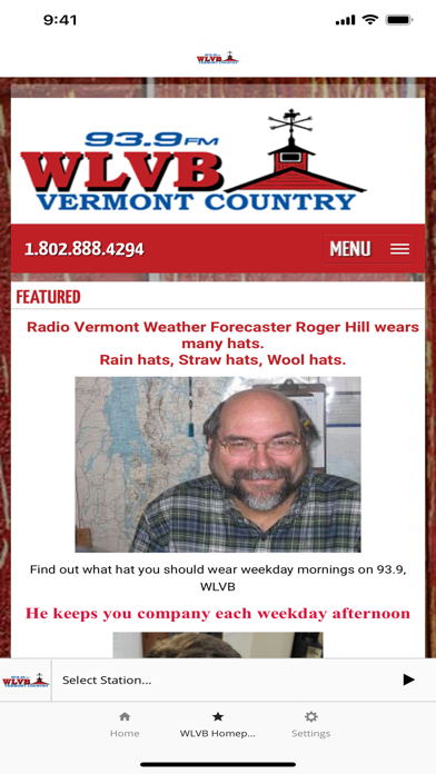 WLVB Vermont Country Screenshot