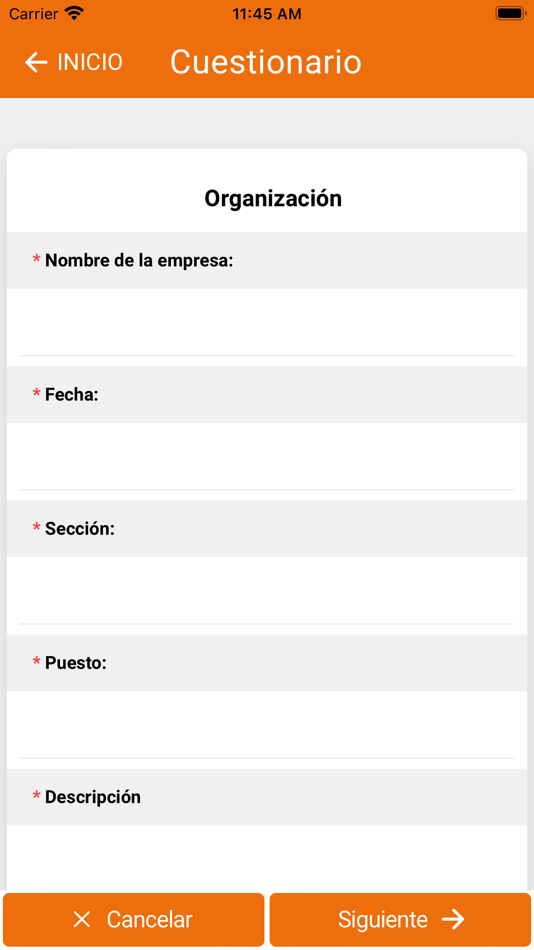 #2. Evaluación tareas repetitivas (iOS) Podle: Instituto Nacional de Seguridad e Higiene en el Trabajo