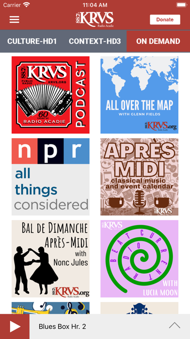 KRVS 88.7 FM Screenshot