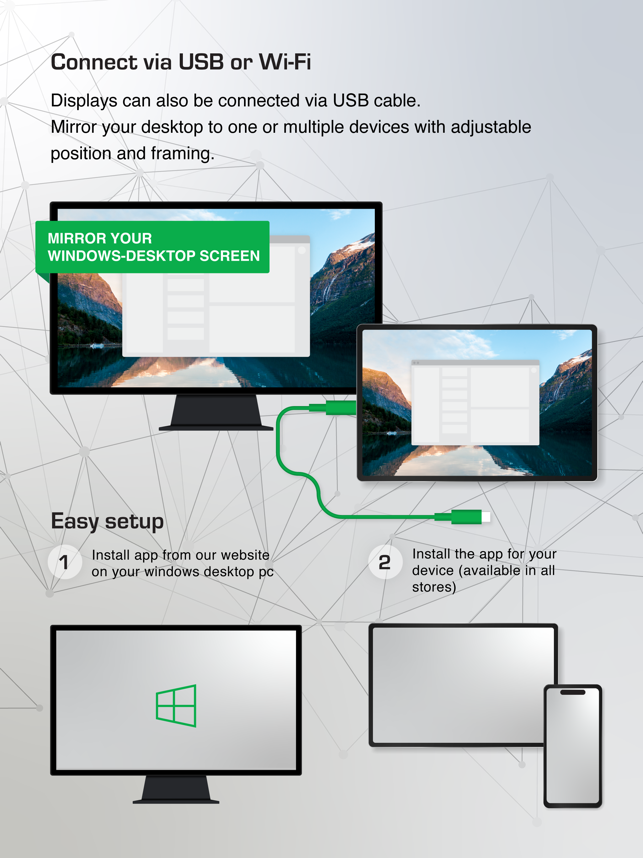 ‎spacedesk - USB Display for PC Screenshot